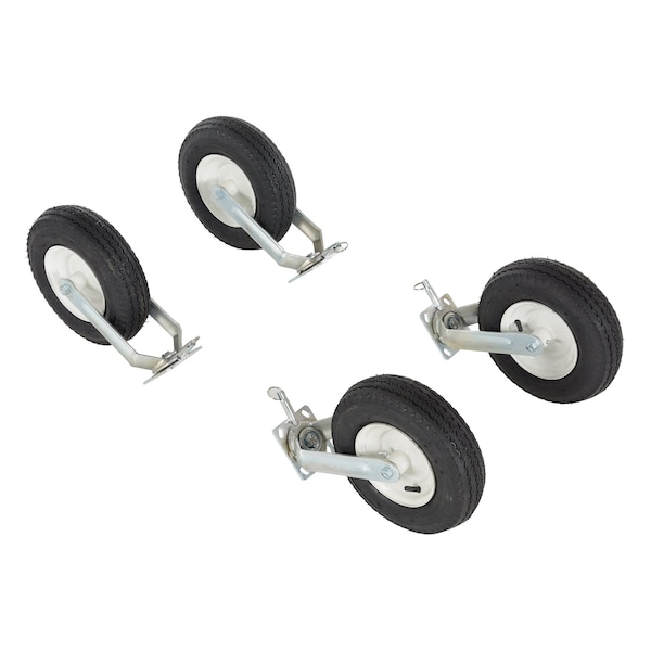 ALUM GANTRY CRANE PNU RETRO LOCK CASTERS, PK4